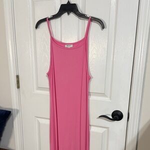 Pink Sleeveless Dress